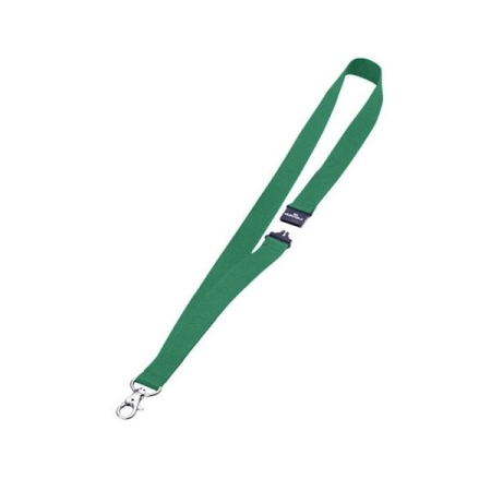 DURABLE Paq.10 cintas portanombres con cierre seguridad 44cm verde
