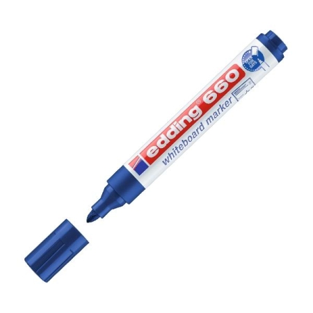 EDDING Marcador pizarra 660 punta conica trazo 1,5-3mm azul
