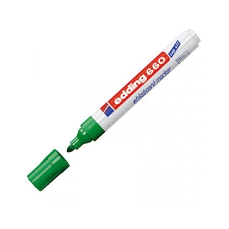 EDDING Marcador pizarra 660 punta conica trazo 1,5-3mm verde
