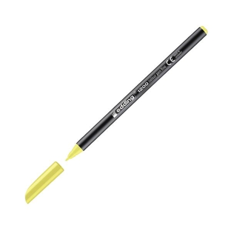 EDDING Rotulador 1200 trazo 1mm amarillo fluor