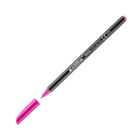 EDDING Rotulador 1200 trazo 1mm rosa fluor