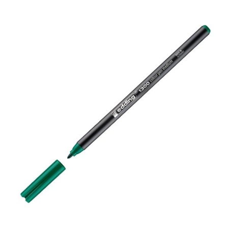 EDDING Rotulador 1300 punta fieltro trazo 3mm verde