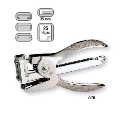EL CASCO Grapadora tenaza M-83 cromo mate
