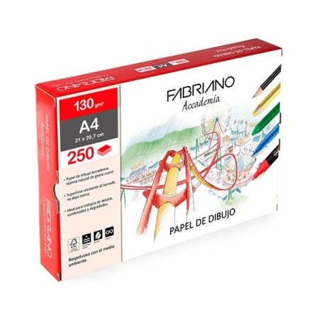 FABRIANO C.250 LAMINAS DIBUJO 130G A3