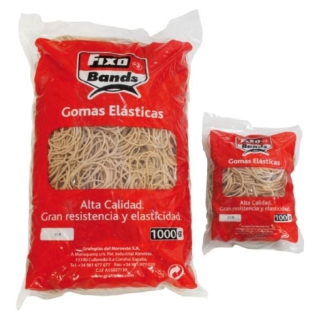 FIXO B.gomas elasticas Bands 100g 1,5x60mm