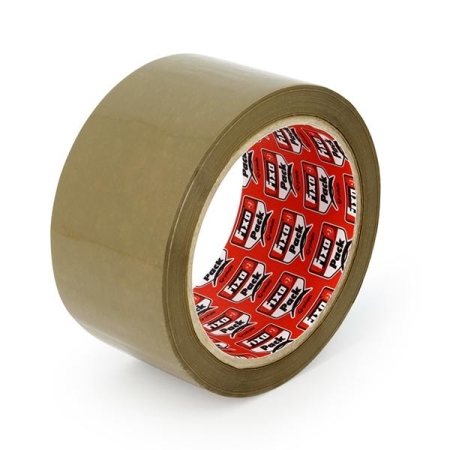 FIXO (Pack de 6) R.precinto PP acrilico 48mmx66m habana