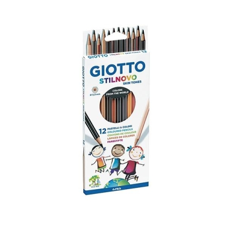 GIOTTO C.12 LAPICES STILNOVO SKIN TONES COLORES PIEL