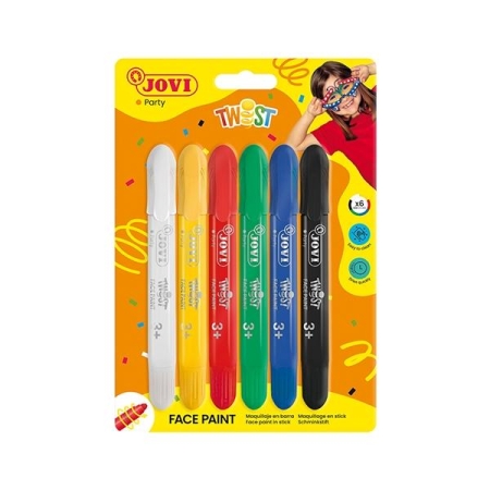 JOVI BL.6 STICKS MAQUILLAJE TWIST COLORES SURTIDOS