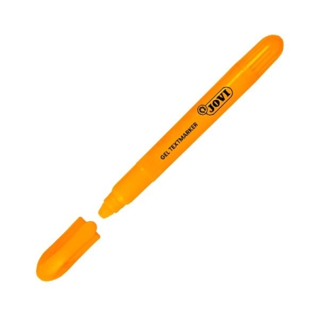 JOVI MARCADOR GEL NEON EN STICK NARANJA