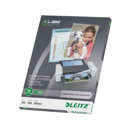 LEITZ Paq.100 bolsas de plastificar