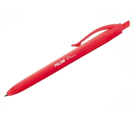 MILAN Boligrafo P1 Touch punta media rojo