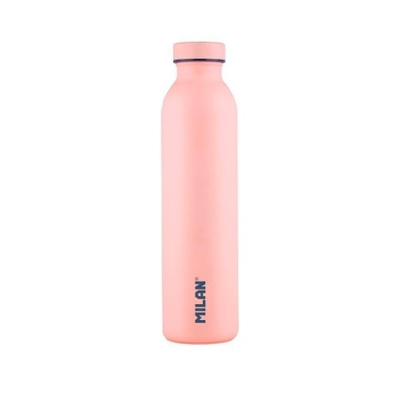 MILAN Botella isotermica serie 1918 acero inoxidable 591ml rosa