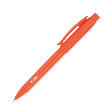 MILAN Pack de 20 Portaminas PL1 trazo 0,5mm HB naranja