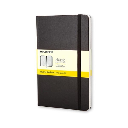MOLESKINE Cuaderno Classic tapa dura 240 paginas cuadricula 5x5 large negro