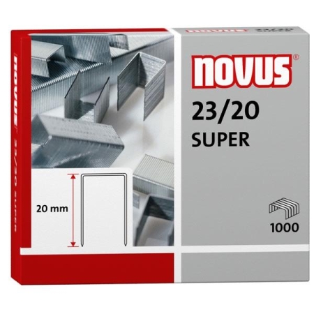 NOVUS C.1000 grapas galvanizadas 23/20