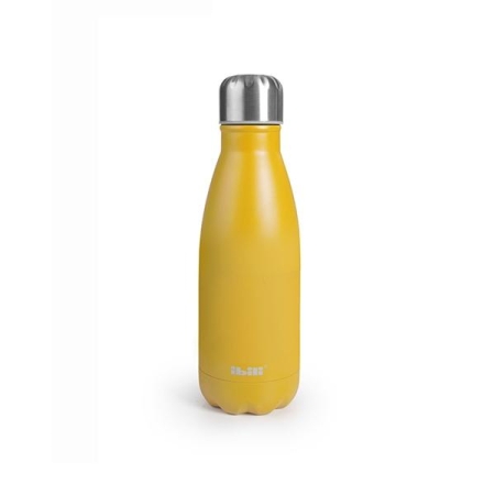 PARDO Botella termo Ibili doble pared 500ml amarillo