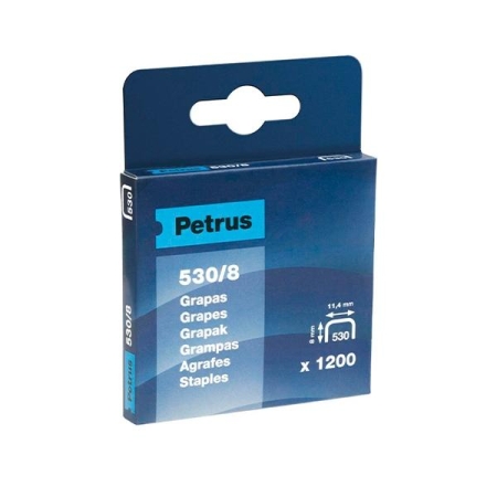 PETRUS C.1200 grapas cobreadas 530/8