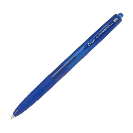 PILOT Boligrafo retractil Supergrip G tinta aceite trazo 0,4mm azul