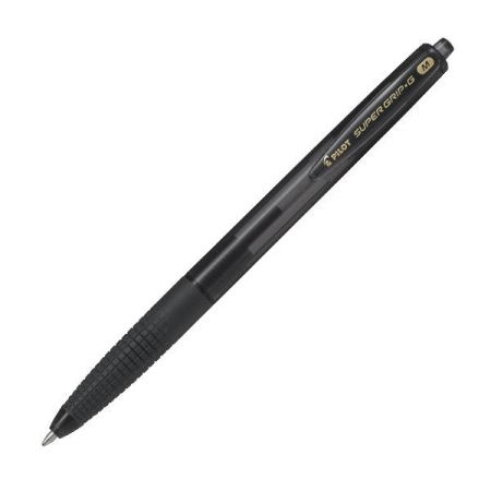 PILOT Boligrafo retractil Supergrip G tinta aceite trazo 0,4mm negro