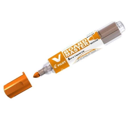 PILOT Marcador pizarra recargable Vboard Master Begreen punta conica trazo 2,3mm recargable naranja