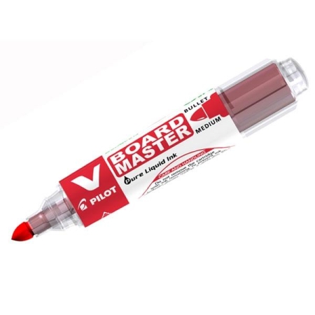 PILOT Marcador pizarra recargable Vboard Master Begreen punta conica trazo 2,3mm recargable rojo