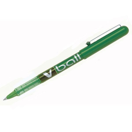 PILOT Rotulador V-ball 05 punta bola trazo 0,5mm verde