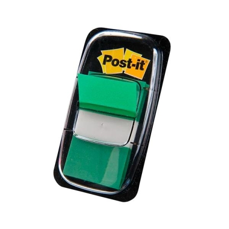 POST-IT Banderitas index 680-3 25,4x43,1mm verde