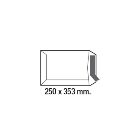 SAM C.250 bolsas 250x353mm offset blanco