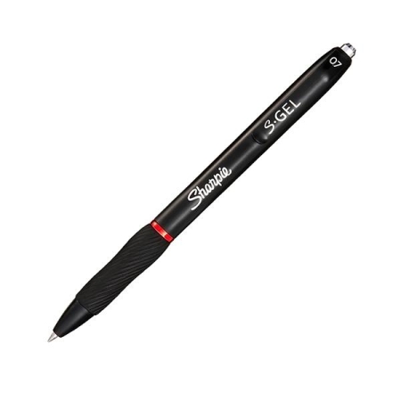 SHARPIE boligrafo retractil S-Gel tinta gel 0,7mm rojo