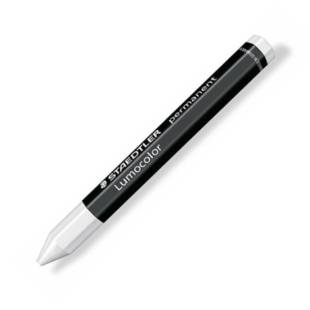 STAEDTLER Cera hexagonal permanente Lumocolor 113x12mm diam blanco