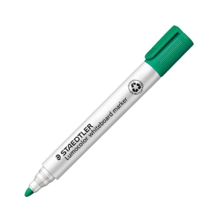 STAEDTLER Marcador pizarra Lumocolor 351 punta conica trazo 2mm verde