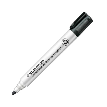 STAEDTLER Marcador pizarra Lumocolor 351 punta conica trazo 2mm negro