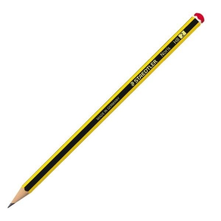 STAEDTLER Lapiz grafito Noris hexagonal HB n.2
