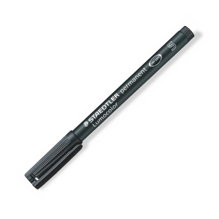 STAEDTLER Rotulador permanente Lumocolor trazo 0,4mm negro