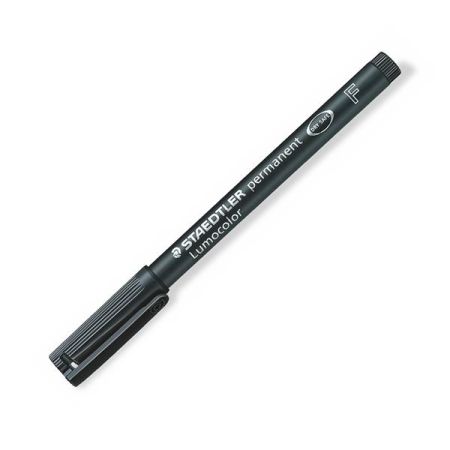 STAEDTLER Rotulador permanente Lumocolor trazo 0,6mm negro