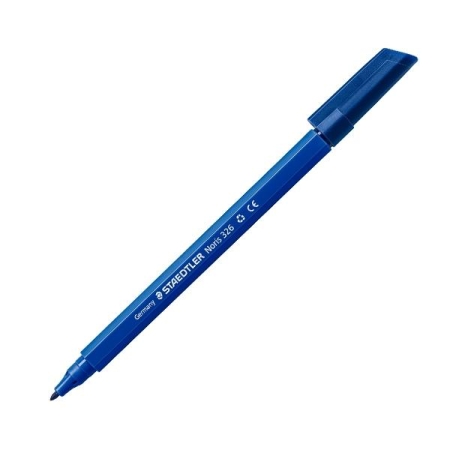STAEDTLER Pack de 10 Rotulador Noris Club 326 azul oscuro