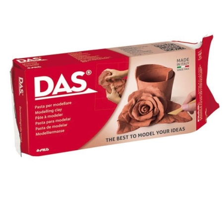 DAS PAQ.PASTA PARA MODELAR 1/2KG TERRACOTA