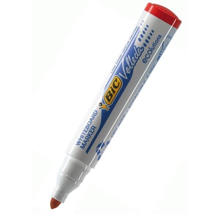 VELLEDA Marcador pizarra Bic Velleda 1701 punta conica trazo 1,3mm rojo