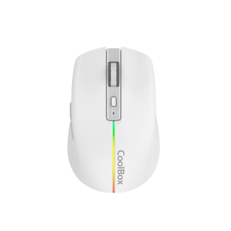 COOLBOX Raton Inalambrico Gaming W01 Blanco