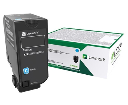 Lexmark CS/CX 727, CS728 Cartucho de toner cian Retornable