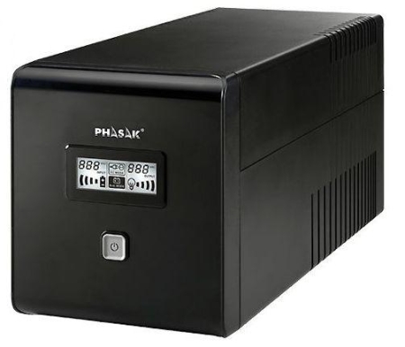 PHASAK SAI 1000VA Esential Interactivo - Pantalla tactil con USB + RJ45