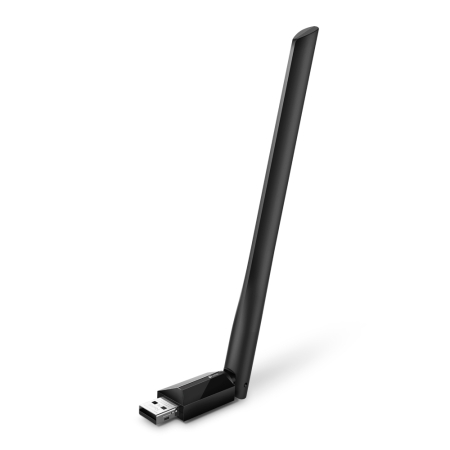 TP-LINK AC600 High Gain Wi-Fi Dual Band USB Adapter,433Mbps at 5GHz + 200Mbps at 2.4GHz, USB 2.0, 1