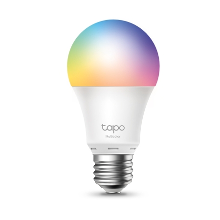 TP-LINK Bombilla de luz Wi-Fi inteligente, multicolor. Equivalente a 60 vatios. Preajuste