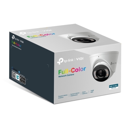 TP-LINK VIGI C455(4mm) Camara IP VIGI tipo turret Full Color VIGI de 5MP