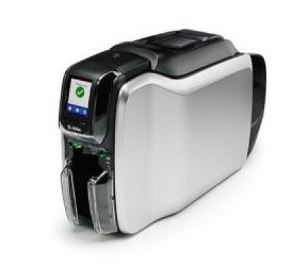 ZEBRA Printer ZC300, Single Sided, UK/EU Cord, USB Ethernet, Windows Driver, CardStudio 2.0 Standard application, 200 PVC cards, YMCKO ribbon 200 images